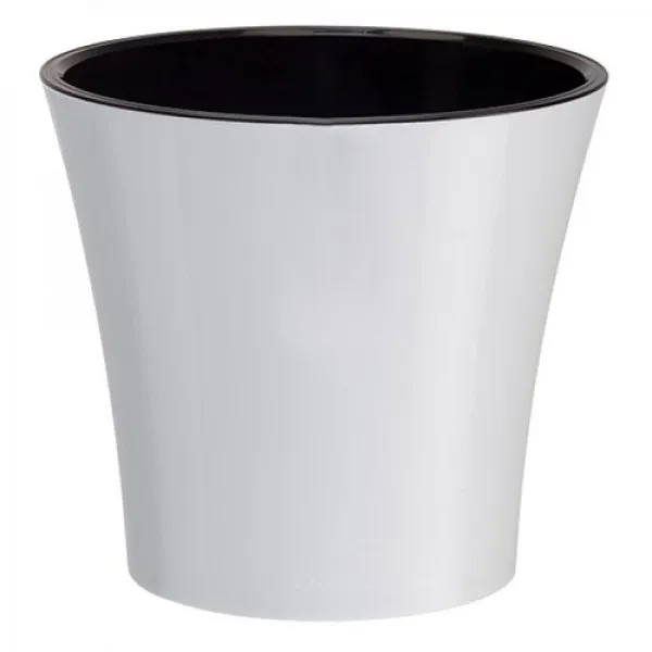 Ghiveci Arte 5L Alb-negru - image 1