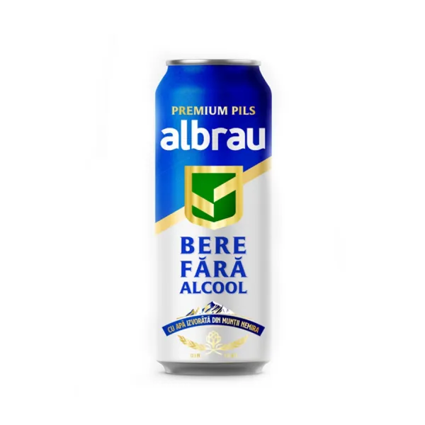 ALBRAU Светлое пиво 0,5 л Доза без алкоголя - image 1