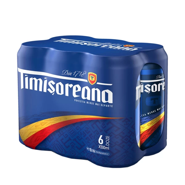 Пиво Светлое Timisoreana 0,5 L Doza - image 2
