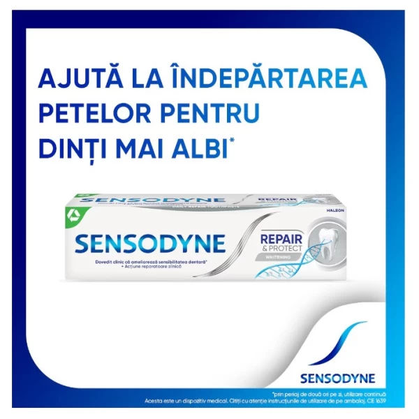 Sensodyne Pasta de dinti 75ml Repair and Protect Whitening - image 5