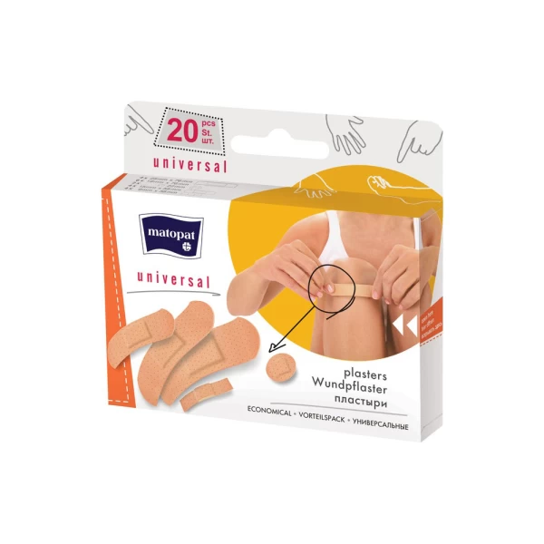 Matopat Пластырь медицинский UNIVERSAL 20шт - image 1