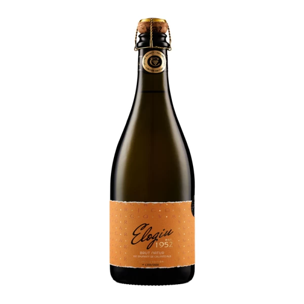 Cricova Vin spumant brut alb natur Elogiu 0,75l - image 1