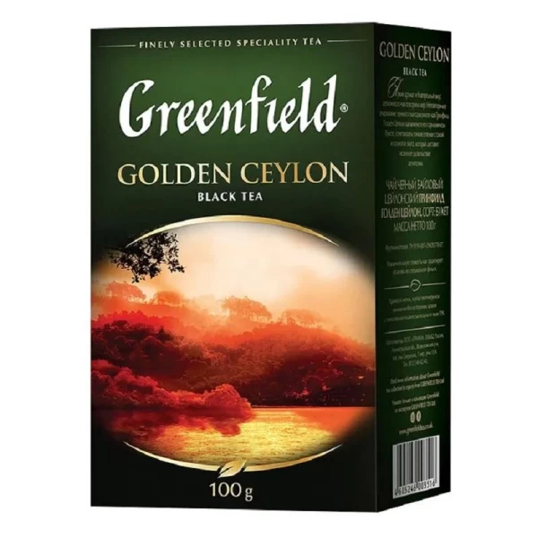 Greenfield Ceai negru Golden Ceylon 100g - image 1
