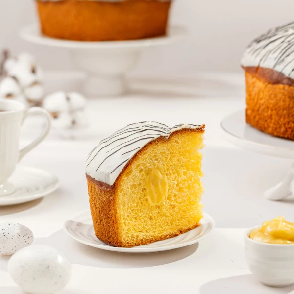 Brodetchi Cozonac cu crema de vanilie 800 g - image 2