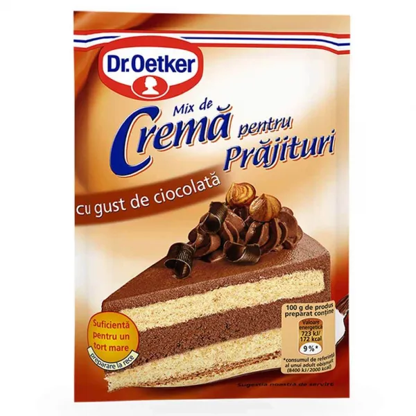 Dr. Oetker Порошок для крема для тортов со вкусом шоколада, 55 г - image 1