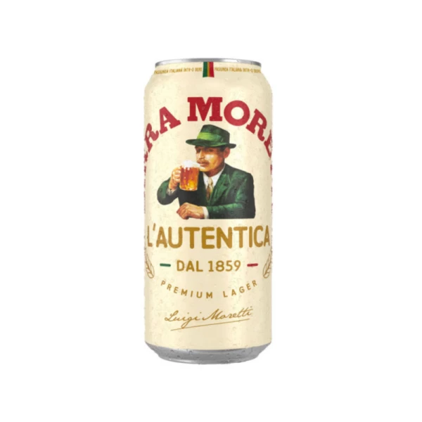Bere blonda Birra Moretti 500 ml doza - image 1