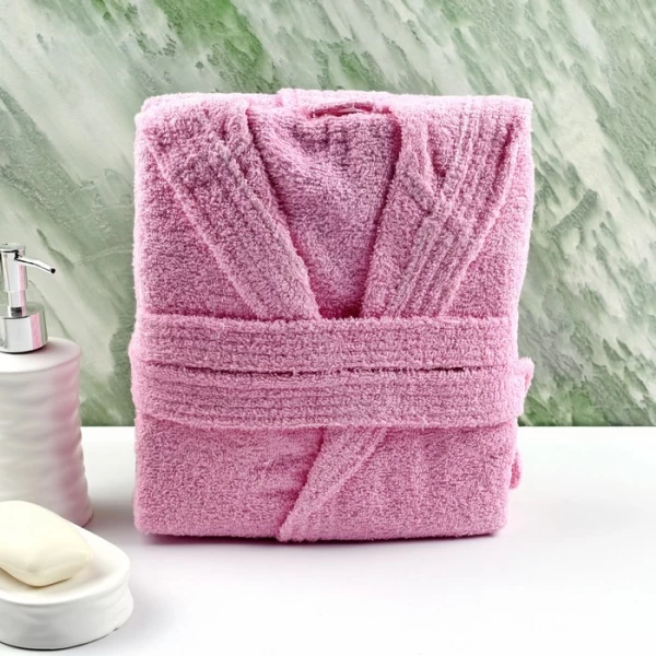 Halat baie copii, 6-8 ani, Bumbac, Ocru - image 1