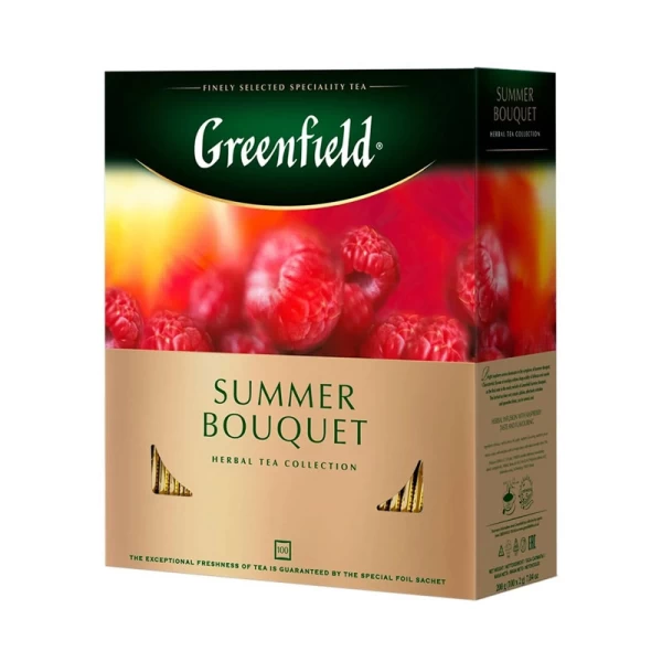 Greenfield Чай листовой Summer Bouquet 100p х 2g - image 1