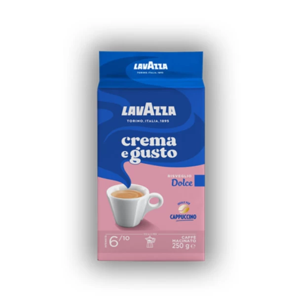 Кофе натуральный жареный молотый Dolce Crema e Gusto Lavazza в/у 250г - image 1