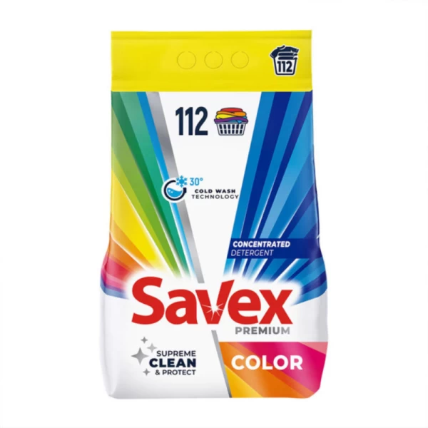 Savex Detergent automat 9 kg Premium Color 112 spalari - image 1