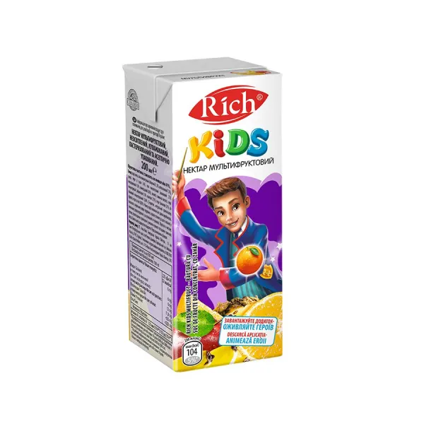 Rich Kids Нектар мультифрукт 200мл - image 1