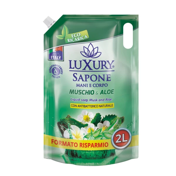Luxury Sapun lichid Muschio si aloe 2 L - image 1