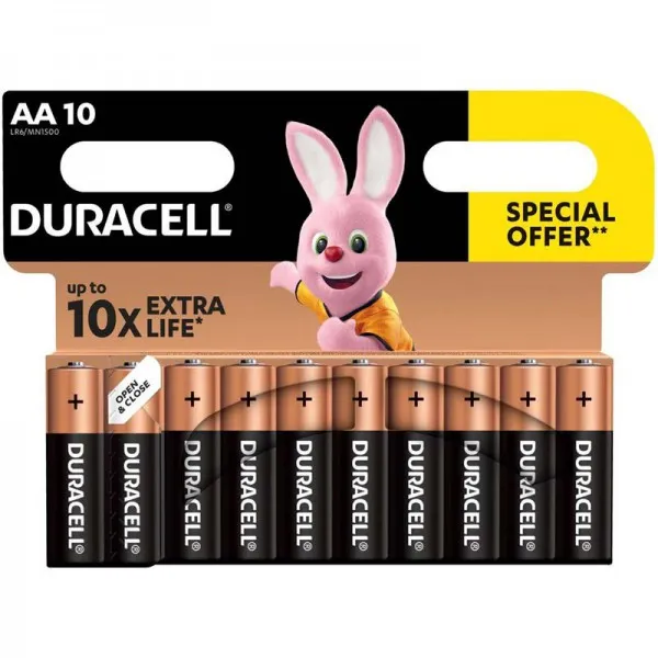 Duracell Батарейки AA MN1500 K10 - image 1