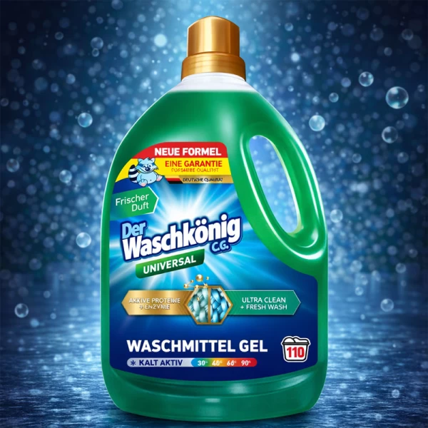 Der Waschkonig Detergent lichid 3,305l Ultra Clean universal 110 spalari - image 2