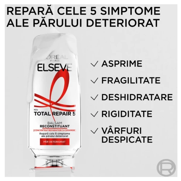 Elseve Balsam 200ml Total Repair 5 pentru par deteriorat - image 3