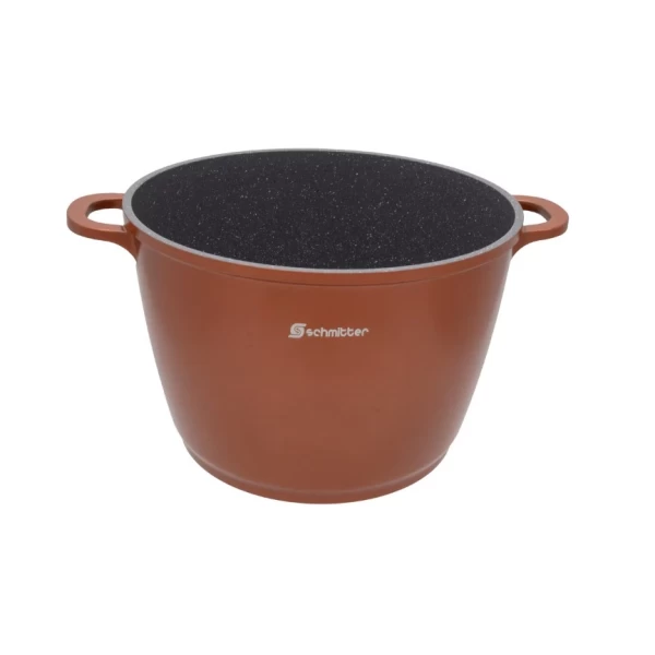 Schmitter Oala Inalta ceramic cu capac aluminiu turnat 24cm, 7L - image 2