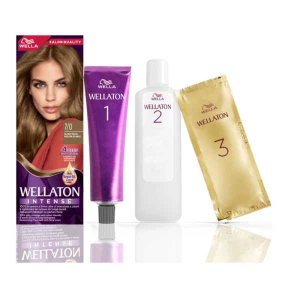 Wellaton Vopsea de par Blond Mediu 7/0 - image 2