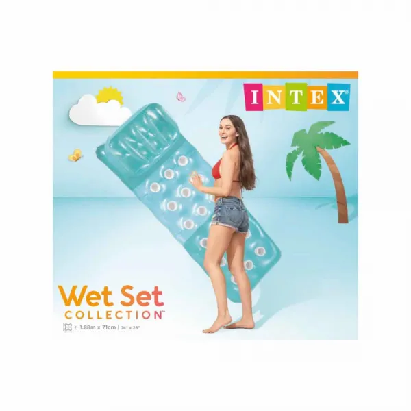INTEX Надувной матраc 188×71см, 3 цвета - image 1
