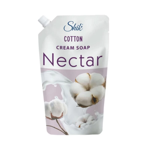 Крем-мыло жидкое SHIK Nectar Хлопковое 460 г (дой-пак) - image 1