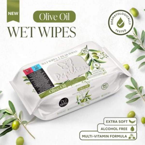 Papilion servetele umede 90 buc Olive Oil - image 2