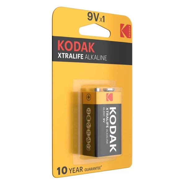 Kodak Xtralife батарейка алкалиновая Alkaline 9V 1шт блистер - image 2