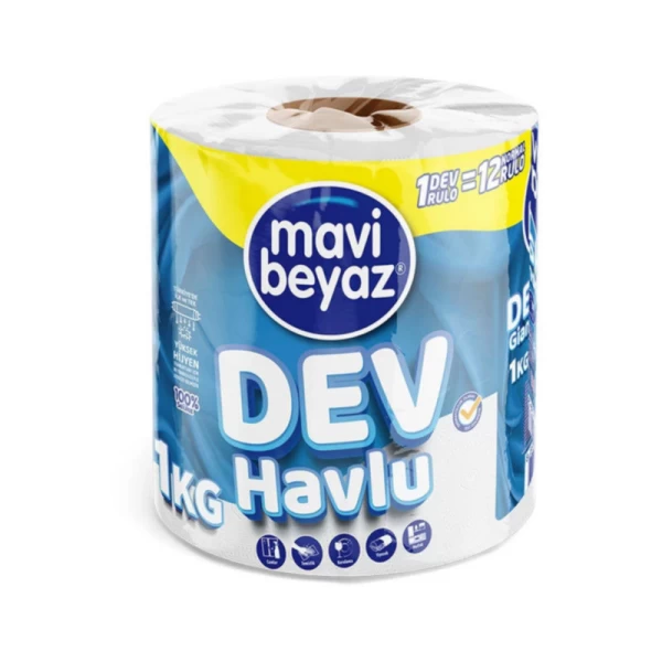 Mavi Beyaz бумажные полотенца 1 рул Мега 1 кг - image 1