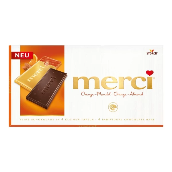 Merci Ciocolata portocala si migdale 100g - image 1