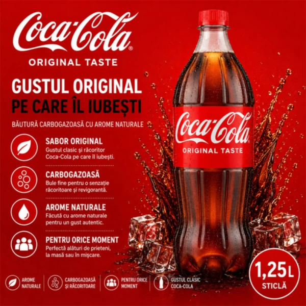 Coca Cola Bautura carbogazoasa 1,25 L - image 2