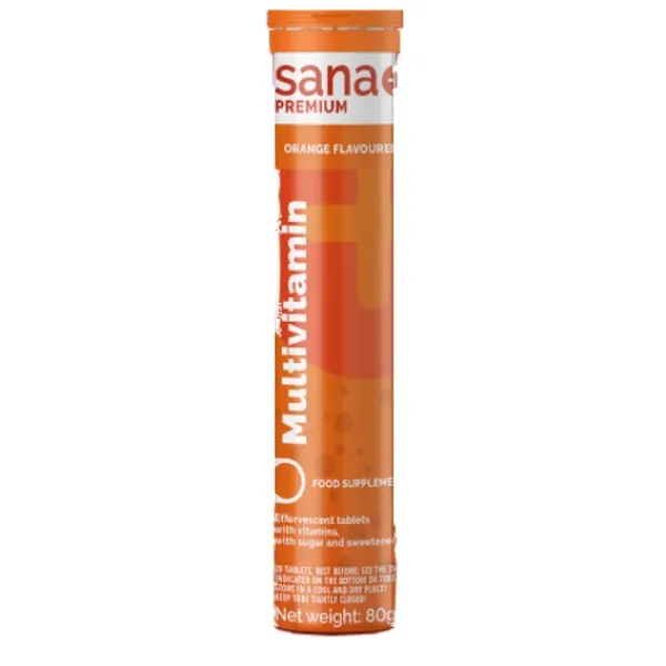 SANA Шипучие поливитамины в таблетках N20 100г - image 1