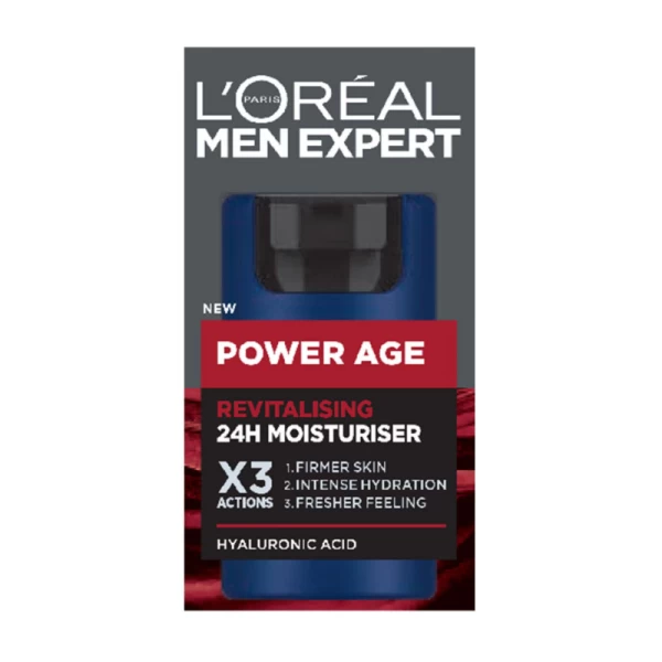 L'Oreal Paris Men Expert Power Age восстанавливающий увлажняющий крем для мужчин, 50 мл - image 2