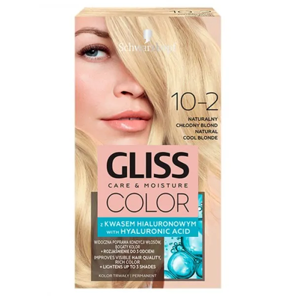 Gliss Color Vopsea de par 10-2 Blond Rece Natural - image 1