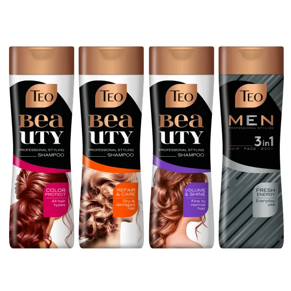 Шампунь Teo Beauty 3 in1 Men Charcoal, 350 мл - image 4