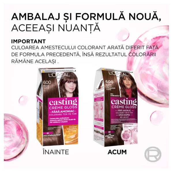 Casting Creme Gloss Vopsea de par 600 Blond Inchis - image 3