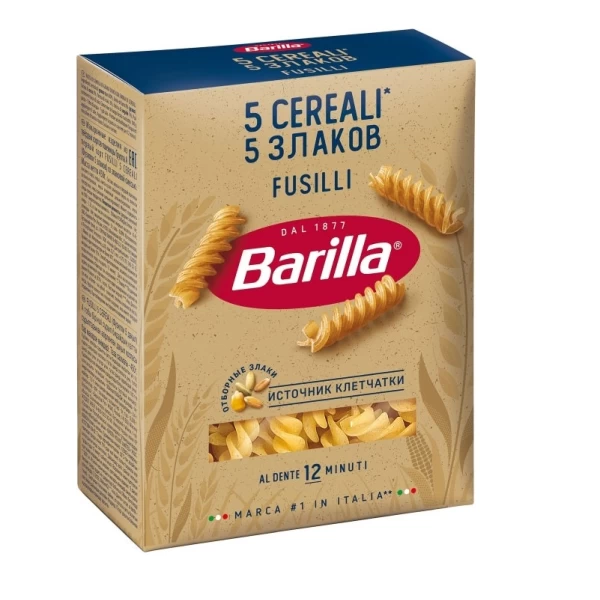 Barilla Макароны Fusilli 5 зёрен 450г - image 2