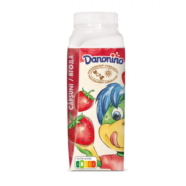 Danonino Питьевой йогурт с клубникой 190 гр. - image 1