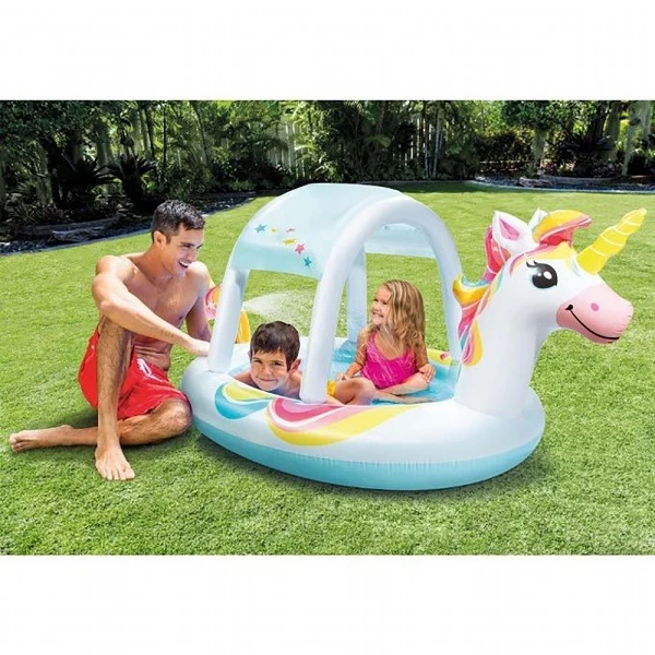 Intex Детский надувной бассейн Единорог 254x132x109см, 130Л., 2+ - image 3