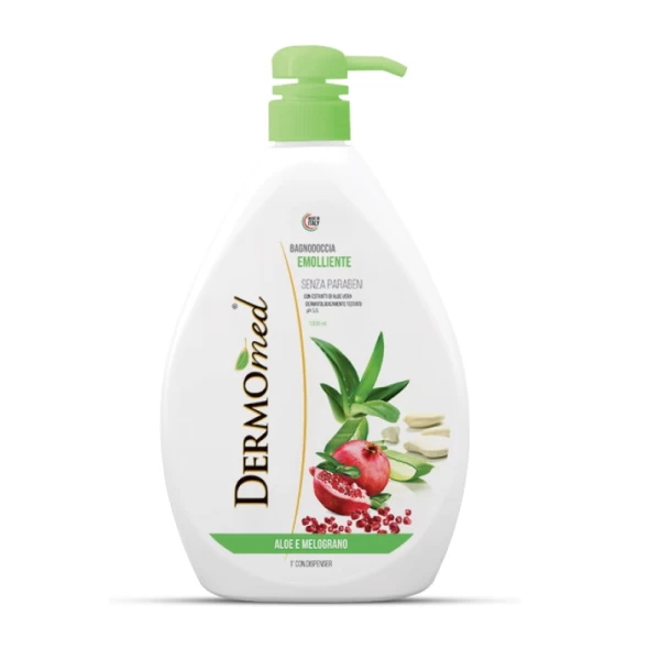 DermoMed Sapun-crema lichid 600ml Aloe Pomegranate cu dozator - image 1