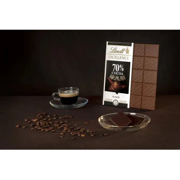 Lindt Excellence Ciocolata neagra cu 70% cacao 100g - image 2