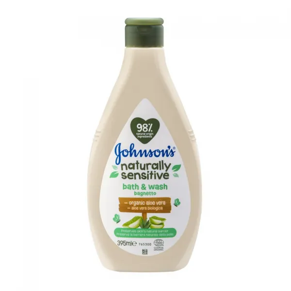 Johnson's Baby Spuma de baie Naturally Sensitive 395ml - image 1