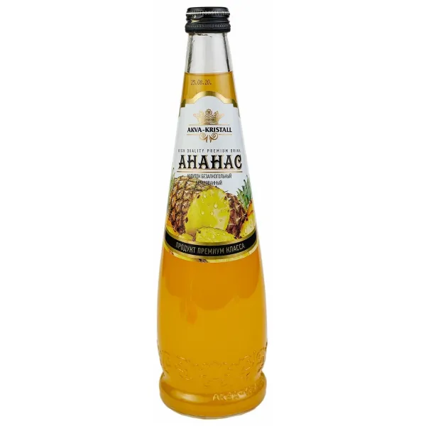 Газированный напиток Аква Кристалл Ананас 0,5 л - image 1