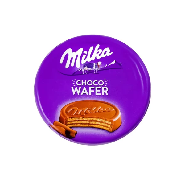 Вафли с начинкой из какао покрытые молочным шоколадом Choco wafer Milka м/у 30г - image 1