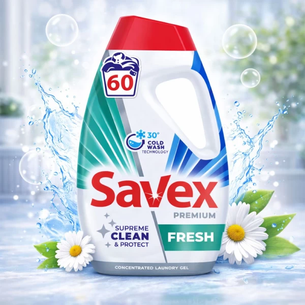 Savex Гель для стирки Premium Fresh 2.7л - image 2