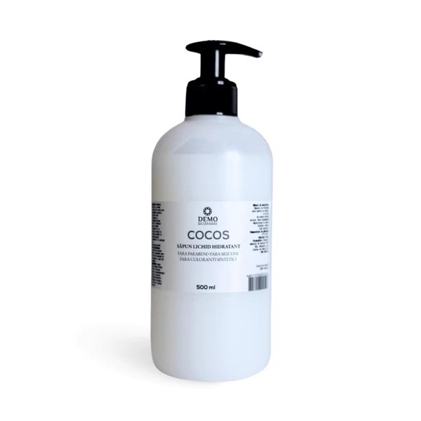 Demo sapun lichid Cocos cu crema + glicerina 500 ml - image 1
