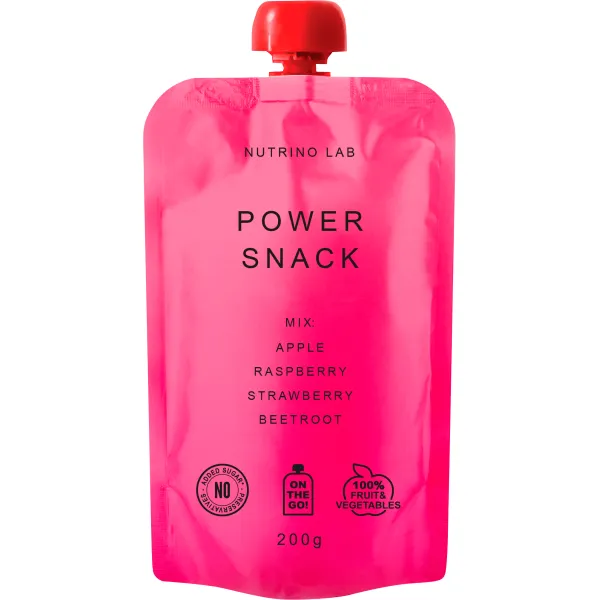 Nutrino Lab piure Power Mix mere, zmeura, capsuni si sfecla rosie 200 g - image 1
