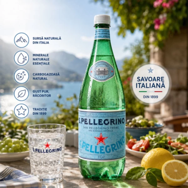 San Pellegrino Apa minerala 750ml sticla - image 2