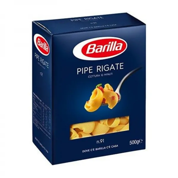 Barilla Paste N91 Pipe rigate 500g - image 1