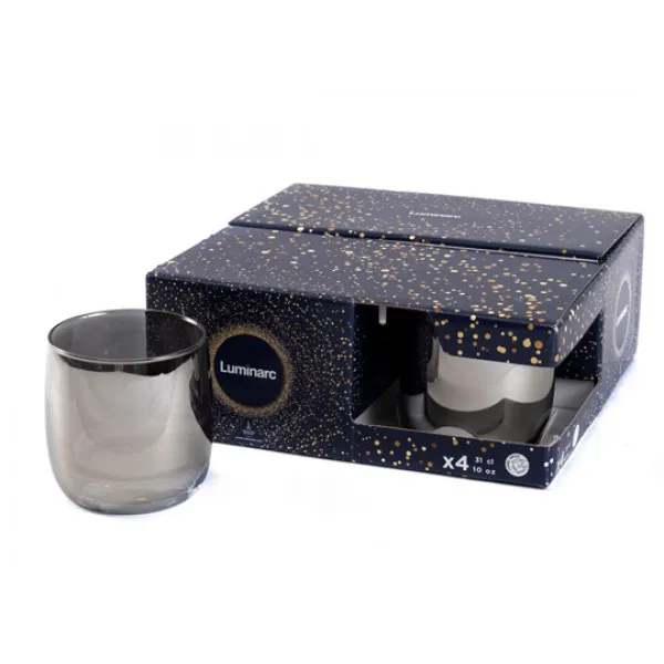 Set pahare Celeste Shiny Graphit 300ml 4pcs - image 1