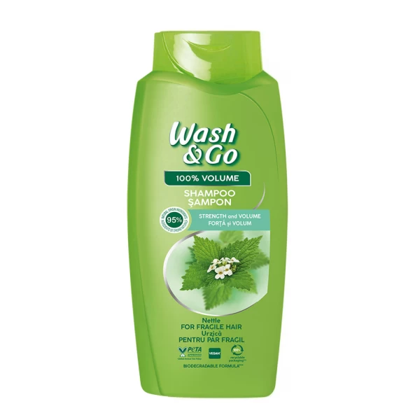 Wash&Go Sampon 675ml cu extract de urzica - image 1
