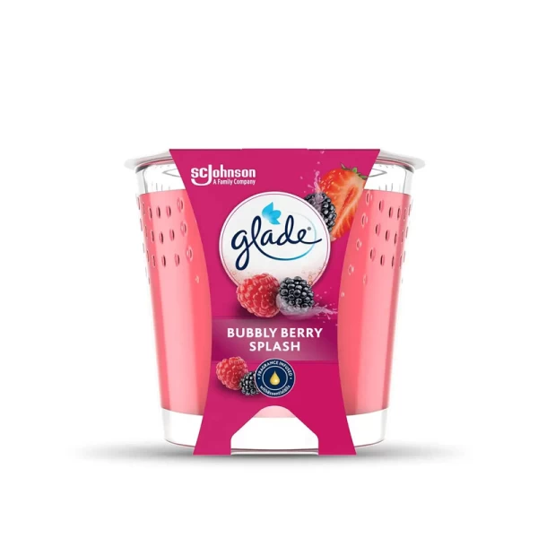 Glade Ароматическая свеча Bubbly Berry Splash 129гр - image 1