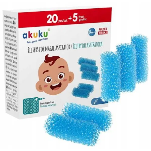 Filtre igienice pentru aspiratorul nazal Engros, 25 buc - image 2
